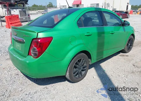 2014 Chevrolet Sonic Lt Auto z USA, uszkodzony, nr VIN 1G1JC5SH9E4224940